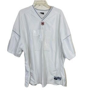 Starter Football Jersey All White‎ #71 Sewn Numbers Letters Size XXL 2XL